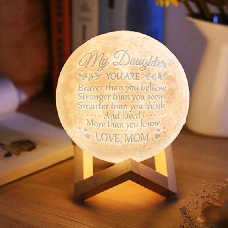 Photo Moon Lamp, Custom 3D Photo Light, Cute Pet Valentine's Day Gift
