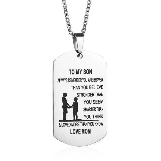 Personalized Necklaces, Father To Son/ Father to Daughter/Mother to son And More