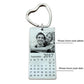 Custom Photo Calendar Keychain Best Anniversary Gift For Couple, Him/Her