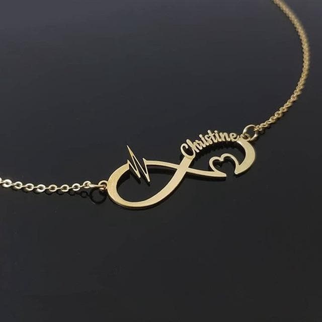 Personalized Infinity Name Necklace With Different Style, Custom Inifinity Necklace