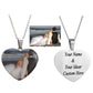 Custom Heart Picture Necklace With Your Favorite Personlaized Photo, Custom Photo Necklace