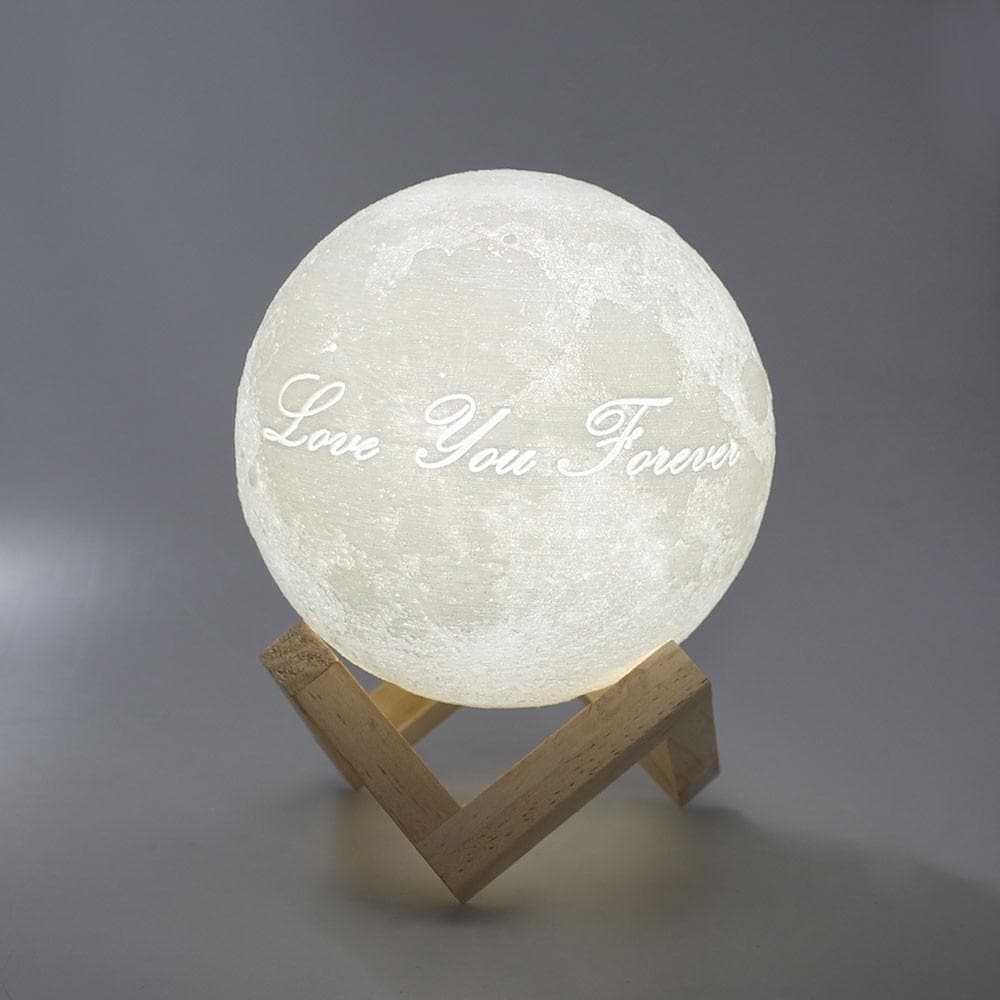 Photo Moon Lamp, Custom 3D Photo Light, Baby Gift