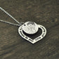 Customized Heart Photo Necklace, Custom Picture Necklace