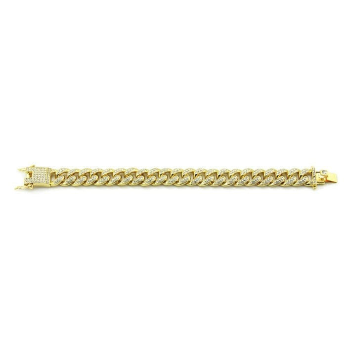 Hip Hop Bracelet 12mm Cuban Link Chain