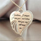 Tender Whispers Angel Wing Gold Necklace with Heart Design
