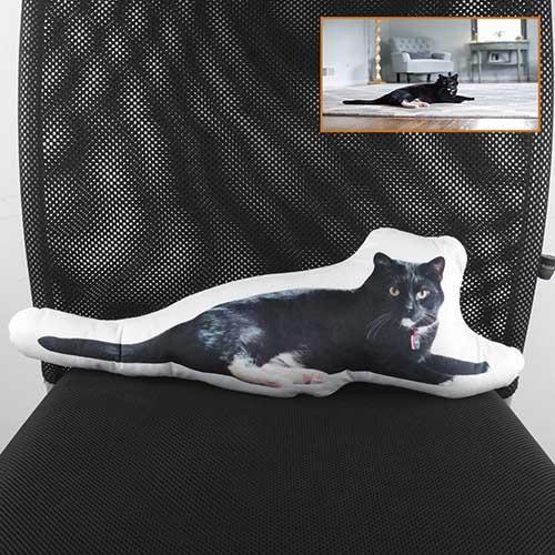 Custom Cat Photo Pillow, Cat Shaped Pillow, Cat Memorial Personalized,Mother's Day Gift Ideas